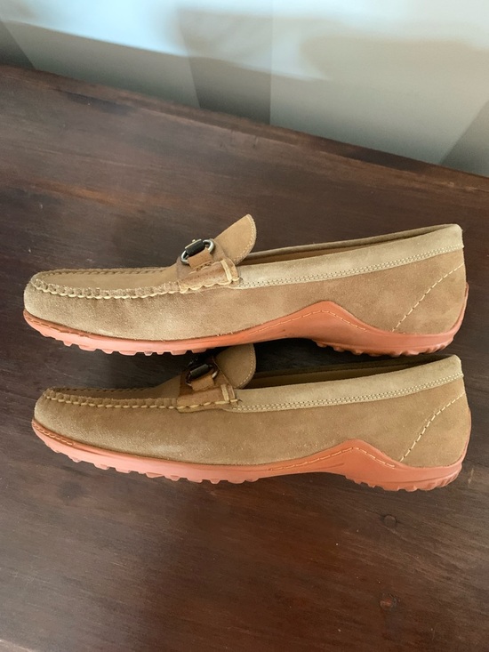 Martin Dingman Suede Bit Loafers in Light Brown Men’s 9M main image 9